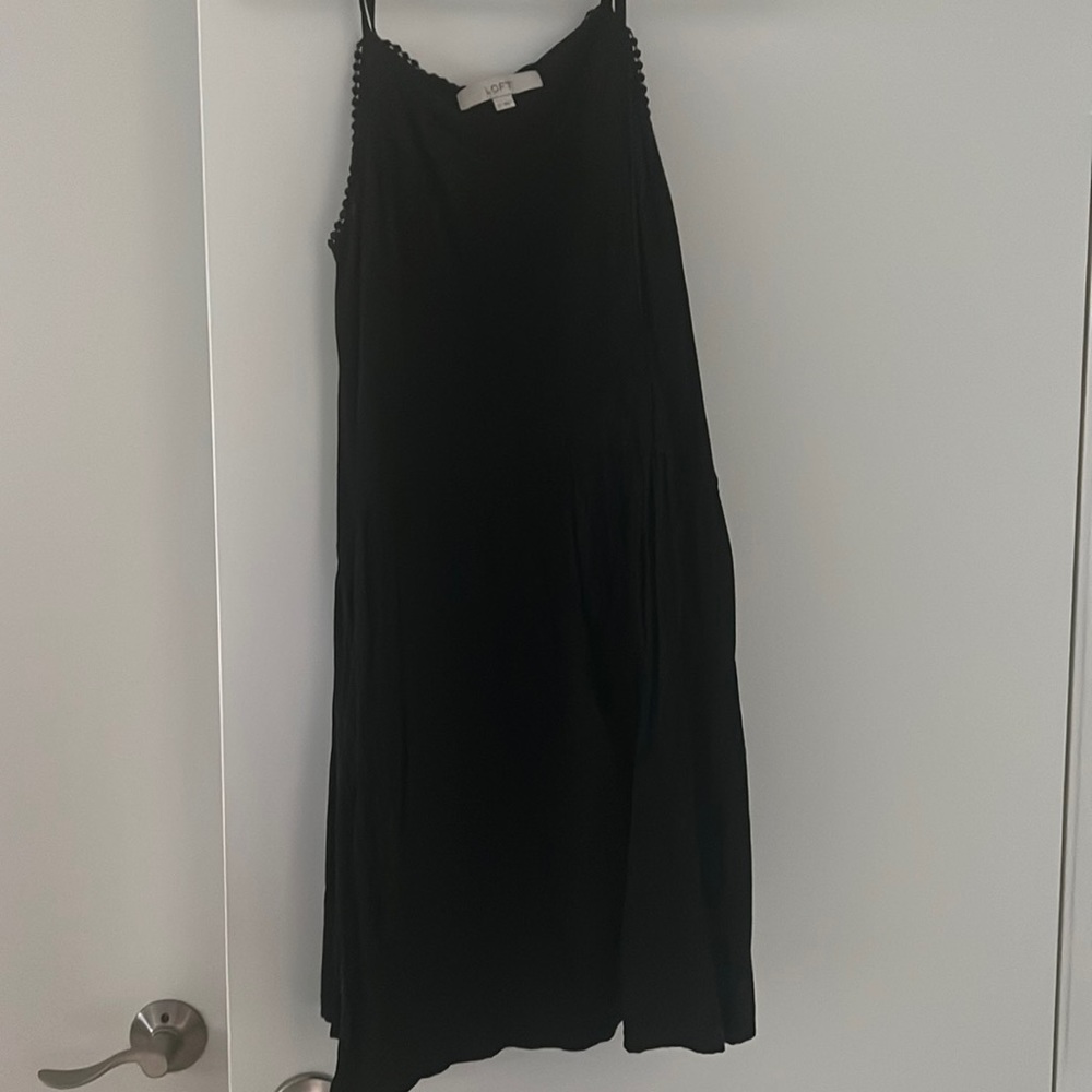 Embroidery front mini dress